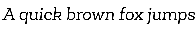 Preview of FONTSPRING DEMO - Roble Alt Book Italic font