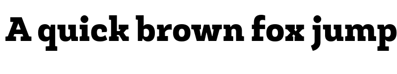 Preview of FONTSPRING DEMO - Roble Black Black font