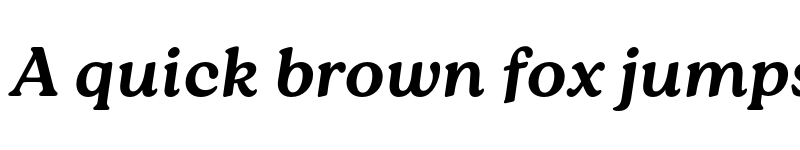 Preview of FONTSPRING DEMO - Roca One Bold Italic font