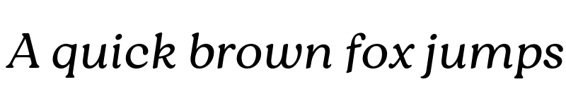 Preview of FONTSPRING DEMO - Roca Two Light Italic font