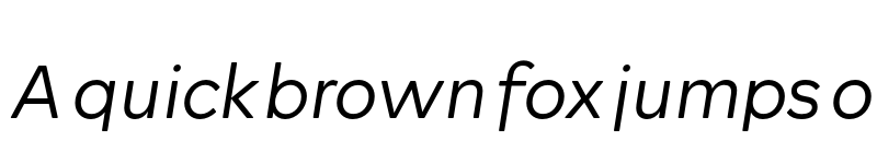 Preview of FONTSPRING DEMO - Rockford Sans Extralight Italic Regular font