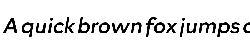 Preview of FONTSPRING DEMO - Rockford Sans Italic Regular font