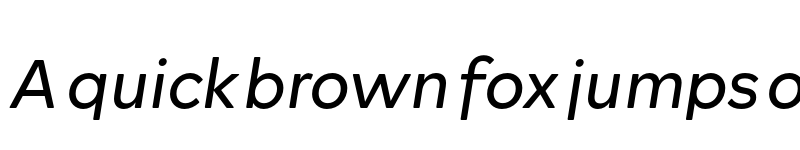 Preview of FONTSPRING DEMO - Rockford Sans Light Italic Regular font