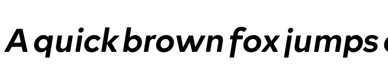 Preview of FONTSPRING DEMO - Rockford Sans Medium Italic Regular font