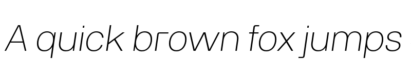 Preview of FONTSPRING DEMO - Rodley Thin Italic font