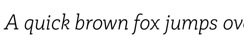 Preview of FONTSPRING DEMO - Rogliano Light Italic font