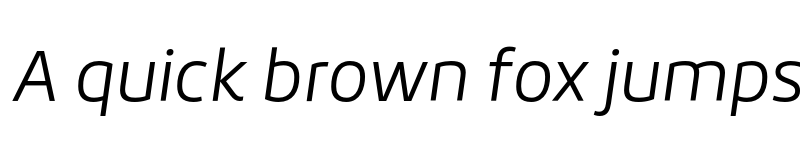 Preview of FONTSPRING DEMO - Roihu Light Italic font