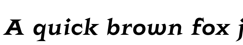 Preview of FONTSPRING DEMO - Rokha Bold Italic font