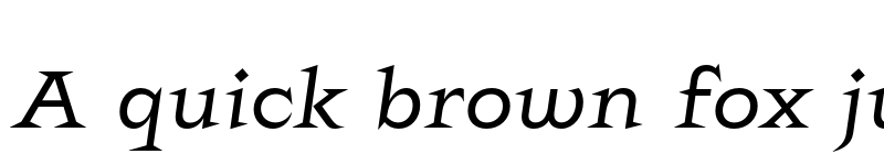 Preview of FONTSPRING DEMO - Rokha Book Italic font