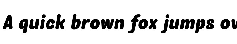 Preview of FONTSPRING DEMO - Rolade Italic Black Regular font