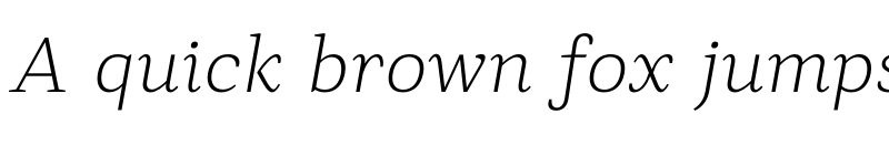 Preview of FONTSPRING DEMO - Rolleston Text ExtLt Italic font