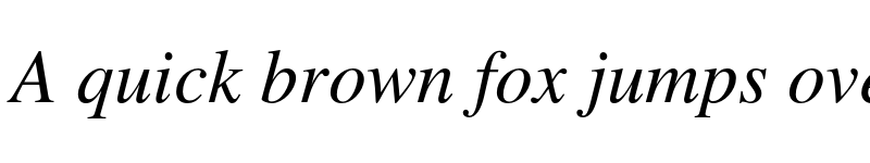 Preview of FONTSPRING DEMO - Roman PS Pro Italic font