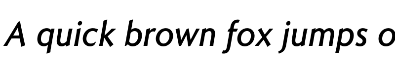 Preview of FONTSPRING DEMO - Romanica Med Italic font