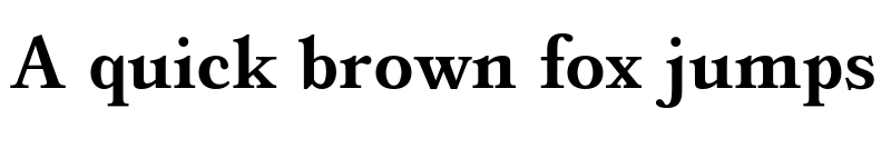 Preview of FONTSPRING DEMO - Ronaldson Bold font