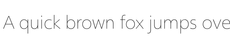 Preview of FONTSPRING DEMO - Rosales Thin Regular font