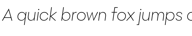 Preview of FONTSPRING DEMO - Rothek ExtraLight Italic font