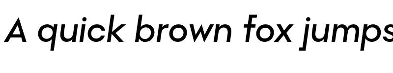 Preview of FONTSPRING DEMO - Rothek Medium Italic font
