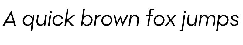 Preview of FONTSPRING DEMO - Rothek Normal Italic font