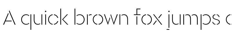 Preview of FONTSPRING DEMO - Rothek Stencil ExLight Regular font