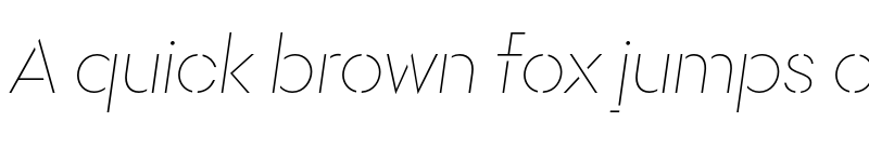 Preview of FONTSPRING DEMO - Rothek Stencil Thin Italic font