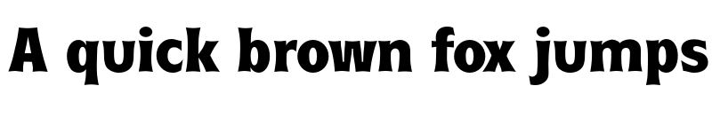 Preview of FONTSPRING DEMO - Roundest Serial Xbold Regular font