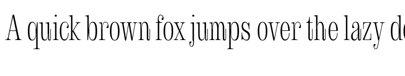 Preview of FONTSPRING DEMO - Royalis Extralight Cond Regular font