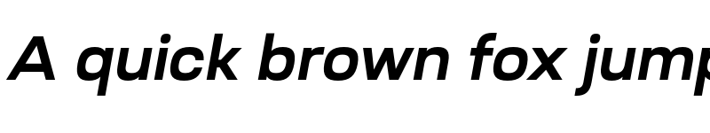 Preview of FONTSPRING DEMO - Ruberoid Bold Italic font