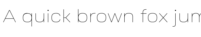 Preview of FONTSPRING DEMO - Ruberoid Thin Regular font