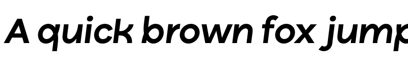 Preview of FONTSPRING DEMO - Ryker Bold Oblique Bold Italic font