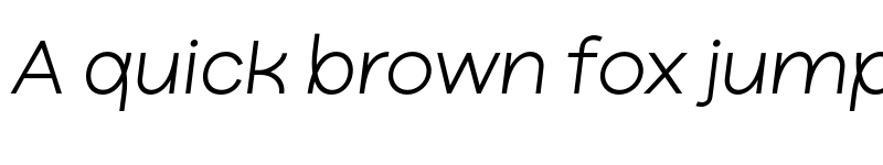 Preview of FONTSPRING DEMO - Ryker Light Oblique Italic font