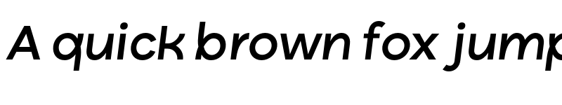 Preview of FONTSPRING DEMO - Ryker Medium Oblique Italic font