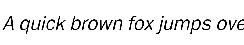 Preview of FONTSPRING DEMO - Ryman Gothic Pro Light Italic font