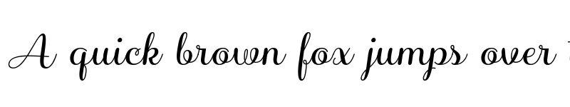 Preview of FONTSPRING DEMO - Sabores Script Semibold Italic Regular font