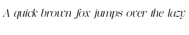 Preview of FONTSPRING DEMO - Saficel Thin Italic font