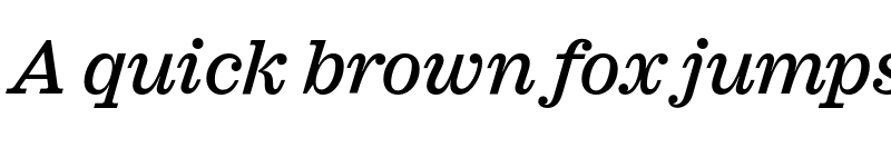 Preview of FONTSPRING DEMO - Sagona Medium Italic font