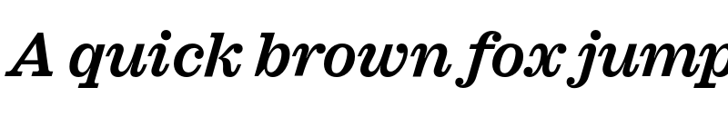 Preview of FONTSPRING DEMO - Sagona SemiBold Italic font