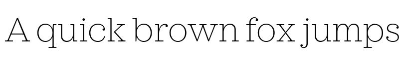 Preview of FONTSPRING DEMO - Sagona Thin Regular font