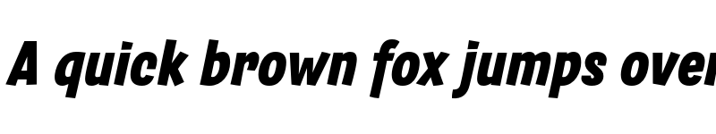 Preview of FONTSPRING DEMO - Salad Extrabold Italic font