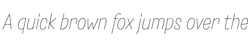 Preview of FONTSPRING DEMO - Salad Extralight Italic font