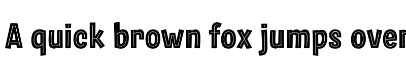 Preview of FONTSPRING DEMO - Salad Inline Regular font