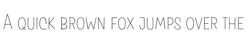 Preview of FONTSPRING DEMO - Salad Interlock Extralight Regular font