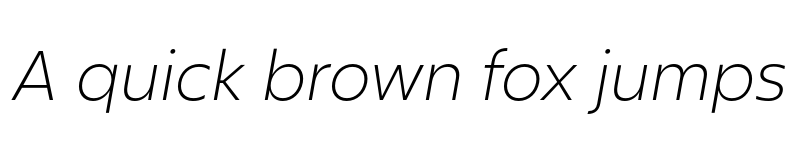 Preview of FONTSPRING DEMO - Salin ExtLt Italic font