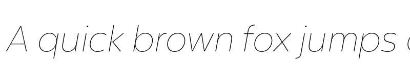 Preview of FONTSPRING DEMO - Salin Thin Italic font