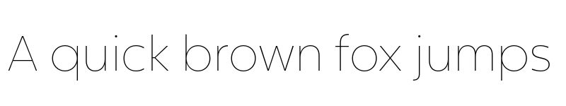 Preview of FONTSPRING DEMO - Salin-Thin Regular font