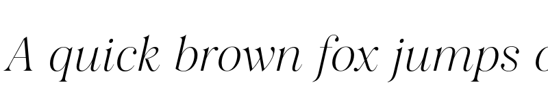 Preview of FONTSPRING DEMO - Salina Light Italic Regular font