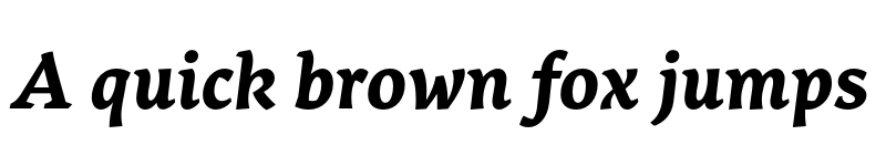 Preview of FONTSPRING DEMO - Salom Bold Italic font