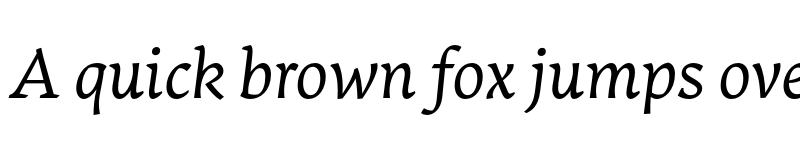 Preview of FONTSPRING DEMO - Salom Italic font