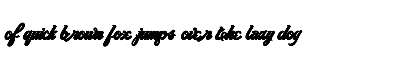 Preview of FONTSPRING DEMO - Saloonkeeper Alt Shad Layr Regular font