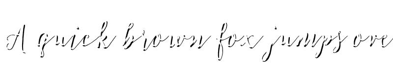 Preview of FONTSPRING DEMO - Salt and Spices Pro Shadow Shadow font