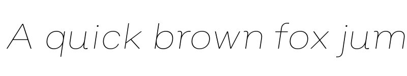 Preview of FONTSPRING DEMO - Salvatore Thin Italic Regular font
